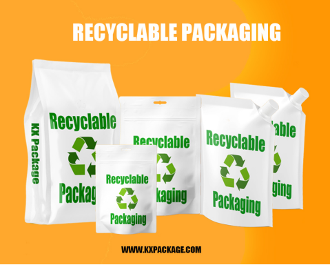 Sacs d'emballage personnalisés imprimés numériquement Sacs d'emballage écologiques certifiés UE 5