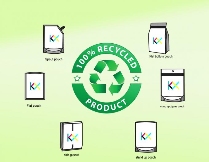 Sacs d'emballage personnalisables recyclables avec couleur CMYK imprimée numériquement 3